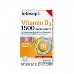 Тетесепт витамин D3 (TETESEPT) Vitamin D3 1.500 Filmtabletten 30 St