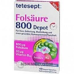 TETESEPT Folsäure 800 Depot Tabletten 40 St