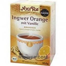 YOGI TEA Ingwer Orange+Vanille Bio Filterbeutel 17X1.8 g