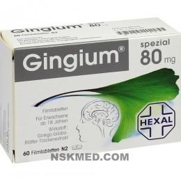 GINGIUM spezial 80 mg Filmtabletten 60 St