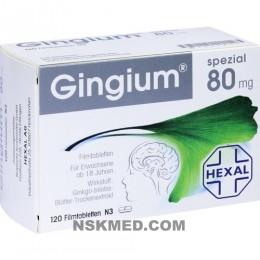 GINGIUM spezial 80 mg Filmtabletten 120 St