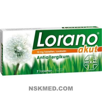 Лорано (LORANO) akut Tabletten 7 St