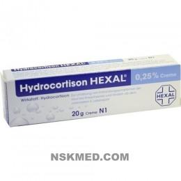 HYDROCORTISON HEXAL 0,25% Creme 20 g