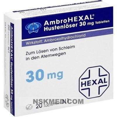 AMBROHEXAL Hustenlöser 30 mg Tabletten 20 St
