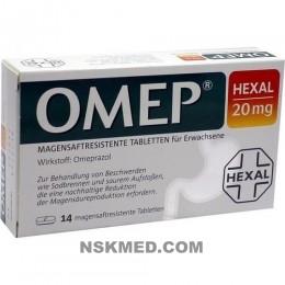 OMEP HEXAL 20 mg magensaftresistente Tabletten 14 St
