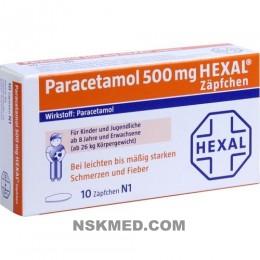 PARACETAMOL 500 mg HEXAL Zäpfchen 10 St