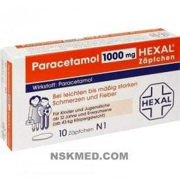 PARACETAMOL 1.000 mg HEXAL Zäpfchen 10 St
