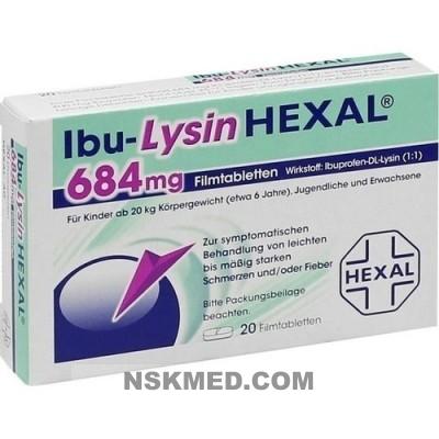 IBU LYSIN HEXAL 684 mg Filmtabletten 20 St