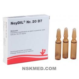 Нейдил Нр.20 стерильный изотонический раствор биорегулятора разведение Д7 в ампулах (NEYDIL Nr.20 D 7 Ampullen) 5X2 ml