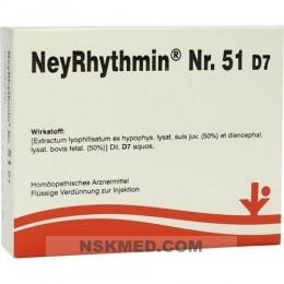 NEYRHYTHMIN Nr.51 D 7 Ampullen 5X2 ml