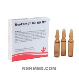 Нейфама Нр. 60 стерильный изотонический раствор биорегулятора разведение Д7 в ампулах (NEYFAMA Nr.60 D 7 Ampullen) 5X2 ml