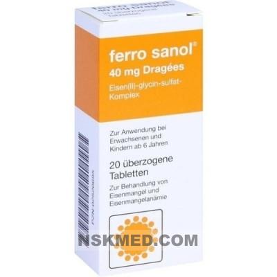 FERRO SANOL überzogene Tabletten 20 St