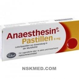 Анестезин обезболивающее средство пастилки (ANAESTHESIN Pastillen) 20 St