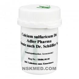 BIOCHEMIE Adler 12 Calcium sulfuricum D 6 Tabl. 200 St