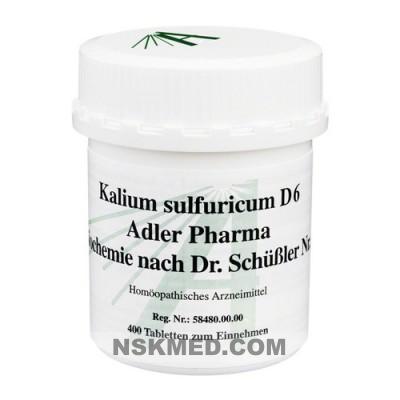 BIOCHEMIE Adler 6 Kalium sulfuricum D 6 Tabletten 400 St