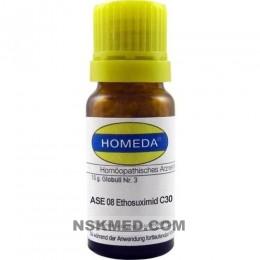 HOMEDA ASE 08 Ethosuximid C 30 Globuli 10 g