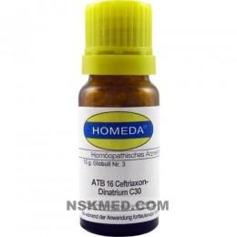 HOMEDA ATB 16 Ceftriaxon C 30 Globuli 10 g