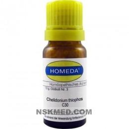 HOMEDA Chelidonium thiophos C 30 Globuli 10 g