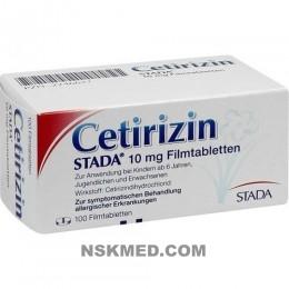 CETIRIZIN STADA 10 mg Filmtabletten 100 St