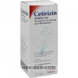 CETIRIZIN STADA Saft 10 mg/10 ml 75 ml