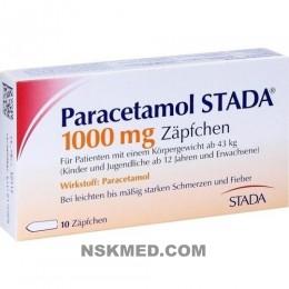 Парацетамол (PARACETAMOL STADA) 1.000 mg Zäpfchen 10 St