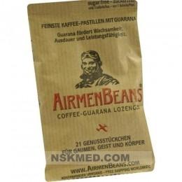 AIRMENBEANS feinste Kaffee Pastillen m.Guarana 21 St