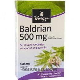 KNEIPP Baldrian 500 überzogene Tabletten 90 St