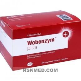 Вобэнзим плюс таблетки (WOBENZYM Plus) magensaftresistente Tabletten 360 St