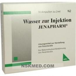 WASSER zur Injektion Jenapharm Ampullen 10X2 ml