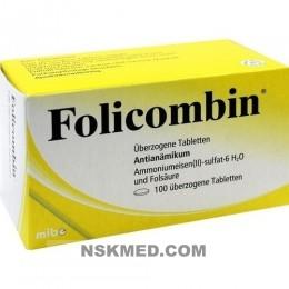 Фоликомбин таблетки (FOLICOMBIN) überzogene Tabletten 100 St