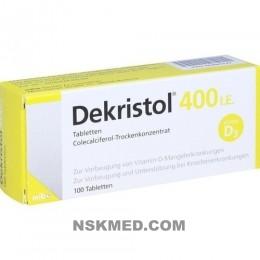 Декристол (DEKRISTOL) 400 I.E. Tabletten 100 St