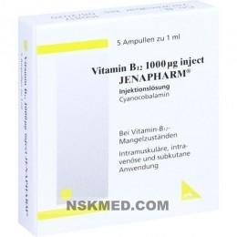 VITAMIN B12 1.000 μg Inject Jenapharm Ampullen 5 St