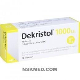 Декристол (DEKRISTOL) 1.000 I.E. Tabletten 50 St