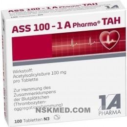 АСС 100 таблетки 100 мг ацетилсалициловой кислоты (ASS 100 1A Pharma TAH Tabletten) 100 St