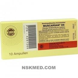 MUSCARSAN D 6 Ampullen 10X1 ml