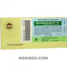 Гинкгобакель Д4 (GINKGOBAKEHL D 4) Ampullen 10X2 ml
