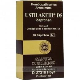 USTILAKEHL D 5 Suppositorien 10X2 g