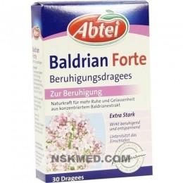 Абтей валериана (ABTEI) Baldrian forte überzogene Tabletten 30 St