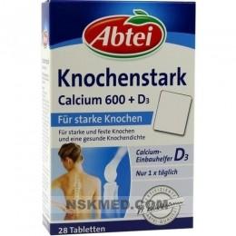 ABTEI Knochenstark Calcium 600+D3 Tabletten 28 St