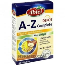 Абтей комплекс витаминов и минералов A-Z (ABTEI A-Z Complete) Tabletten 42 St