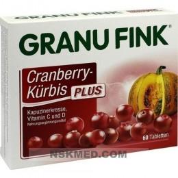 GRANU FINK Cranberry-Kürbis PLUS Tabletten 60 St