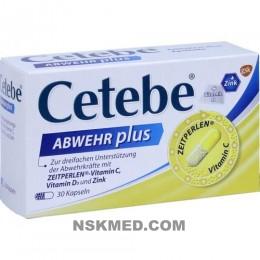 CETEBE ABWEHR plus Vitamin C+Vitamin D3+Zink Kaps. 30 St