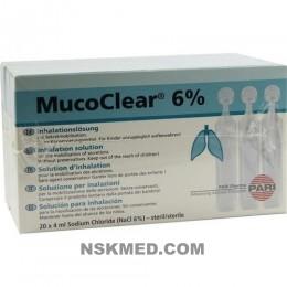 Мукоклеар раствор для ингаляций (MUCOCLEAR 6% NaCl Inhalationslösung) 60X4 ml