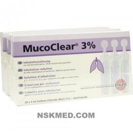 Мукоклеар раствор для ингаляций (MUCOCLEAR 3% NaCl Inhalationslösung) 60X4 ml