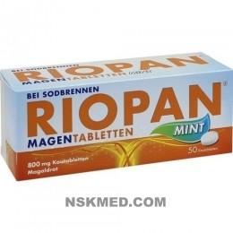 RIOPAN Magen Tabletten Mint 800 mg Kautabletten 50 St
