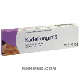 Кадефунгин 3 таблетки вагинальные (KADEFUNGIN 3 Vaginaltabletten) 3 St