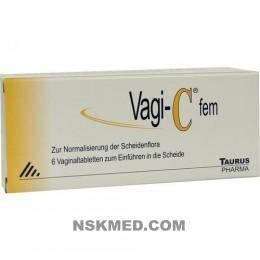 Ваги С таблетки вагинальные (VAGI C Fem Vaginaltabletten) 6 St