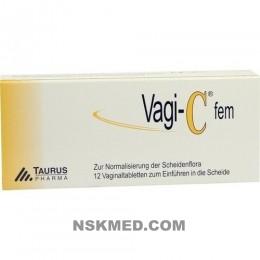 Ваги С таблетки вагинальные (VAGI C Fem Vaginaltabletten) 12 St