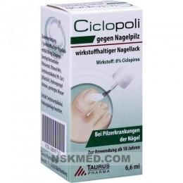 Циклополи (CICLOPOLI) gegen Nagelpilz wirkstoffhalt.Nagellack 6.6 ml