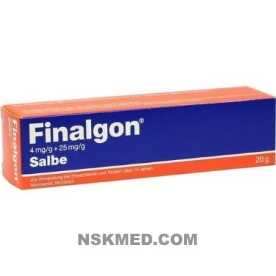 FINALGON 4 mg/g + 25 mg/g Salbe 20 g